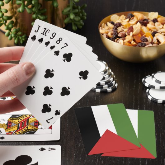 Palestijnse vlag pokerkaarten (Insitu)