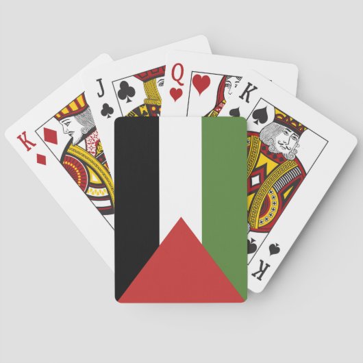 Palestijnse vlag pokerkaarten (Achterkant)