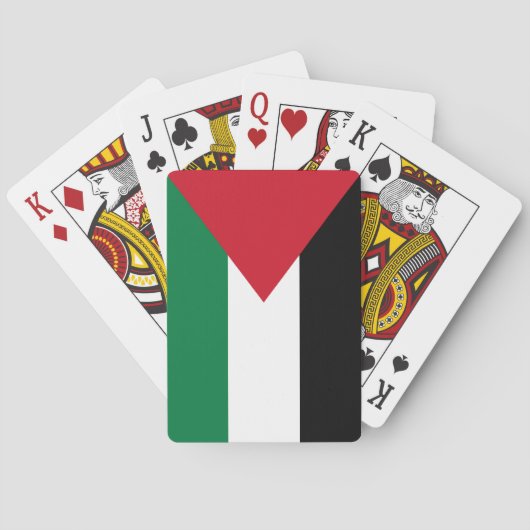 Palestijnse vlag pokerkaarten (Achterkant)