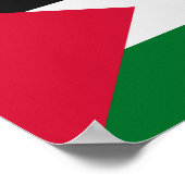Palestijnse vlag poster (Hoek)