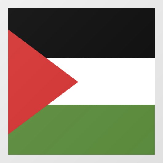Palestijnse vlag raamsticker (Vel)