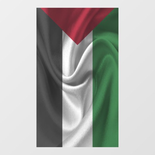 Palestijnse vlag raamsticker (Vel)