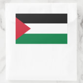 Palestijnse vlag rechthoekige sticker (Tas)