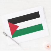 Palestijnse vlag rechthoekige sticker (Envelop)