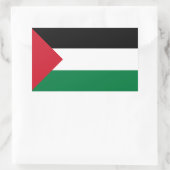 Palestijnse vlag rechthoekige sticker (Tas)
