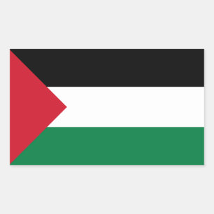 Palestijnse vlag rechthoekige sticker