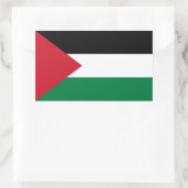 Palestijnse vlag rechthoekige sticker (Tas)