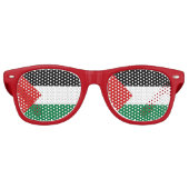 Palestijnse vlag retro zonnebril (Voorkant)