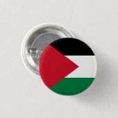 Palestijnse vlag ronde button 3,2 cm (Voorkant /achterkant)