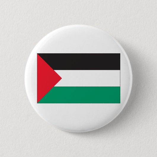 Palestijnse vlag ronde button 5,7 cm (Voorkant)