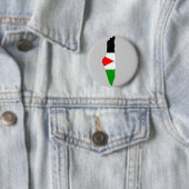 Palestijnse vlag ronde button 5,7 cm (In situ)
