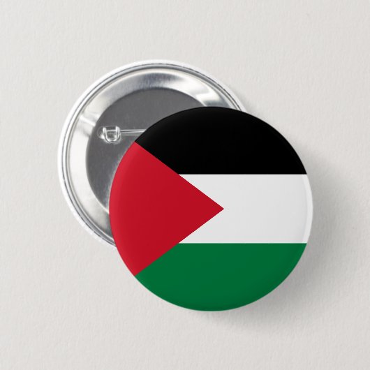 Palestijnse vlag ronde button 5,7 cm (Voorkant /achterkant)