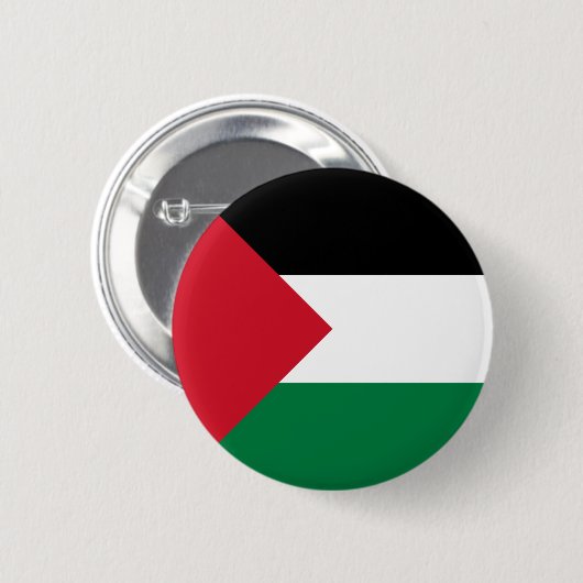 Palestijnse vlag ronde button 5,7 cm (Voorkant /achterkant)