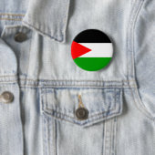 Palestijnse vlag ronde button 5,7 cm (In situ)
