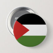 Palestijnse vlag ronde button 7,6 cm (Voorkant /achterkant)