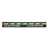 Palestijnse vlag satijnen lint (Voorkant)
