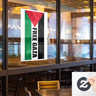 Palestijnse vlag, Save Gaza, Free Gaza Raamsticker
