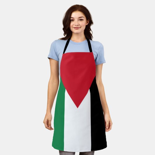 Palestijnse vlag schort (Gedragen)
