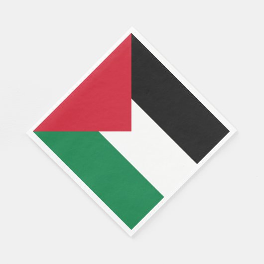 Palestijnse vlag servet (Hoek)