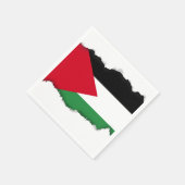 Palestijnse vlag servet (Hoek)