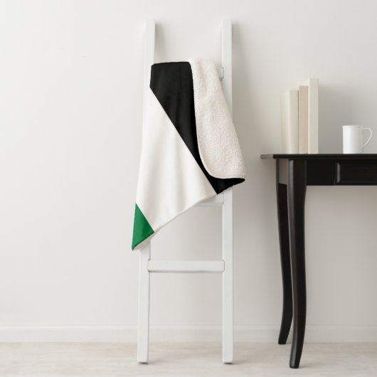 Palestijnse vlag sherpa deken (In situ)