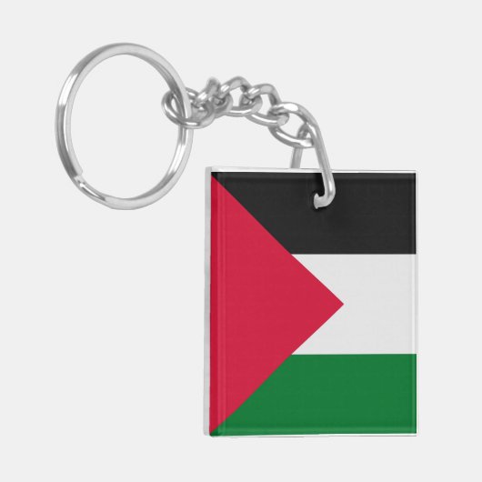 Palestijnse vlag sleutelhanger (Voorkant Links)