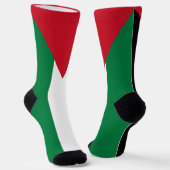 Palestijnse vlag sokken (Gebogen)