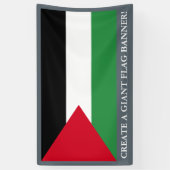 Palestijnse vlag spandoek (Verticaal)