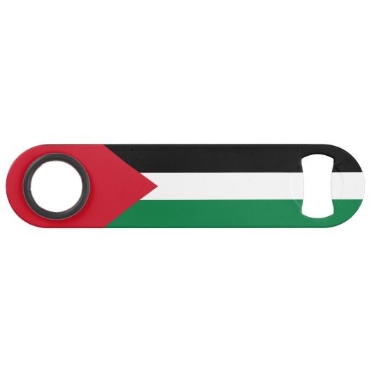 Palestijnse vlag speed flessenopener (Voorkant (Horizontaal))