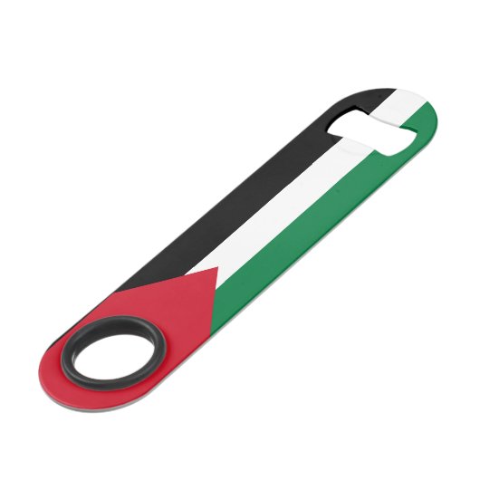 Palestijnse vlag speed flessenopener (Achterkant Gekanteld)