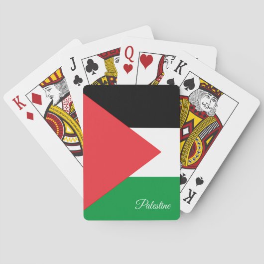 Palestijnse Vlag Spelen, Palestina Speelkaarten (Achterkant)