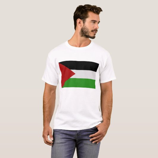 Palestijnse vlag t-shirt (Voorkant volledig)