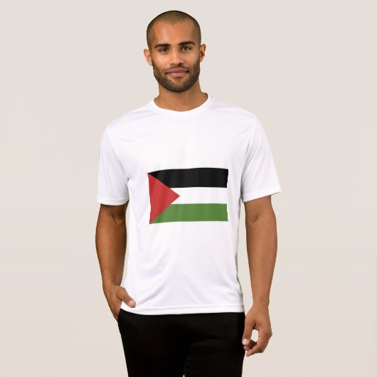Palestijnse vlag t-shirt (Voorkant volledig)