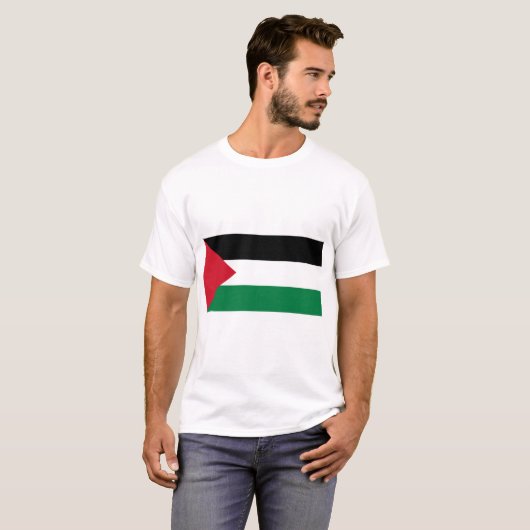 Palestijnse vlag t-shirt (Voorkant volledig)