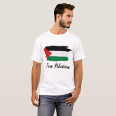 Palestijnse vlag t-shirt (Voorkant volledig)
