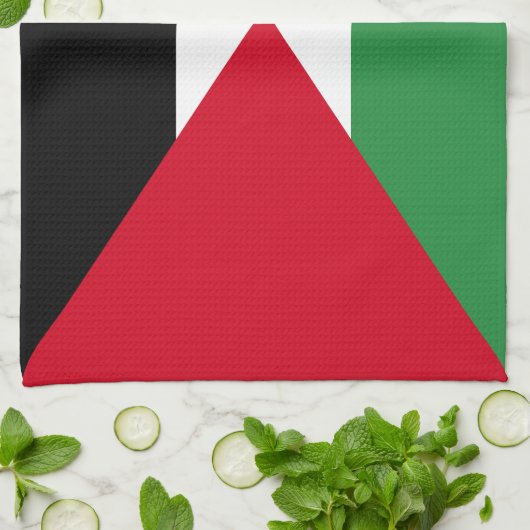 Palestijnse vlag theedoek (Gevouwen)