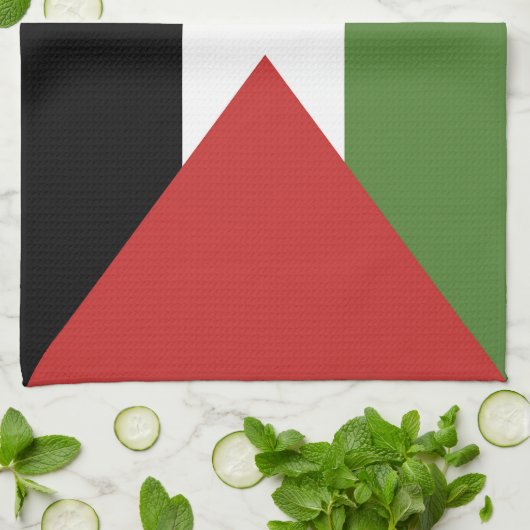 Palestijnse vlag theedoek (Gevouwen)