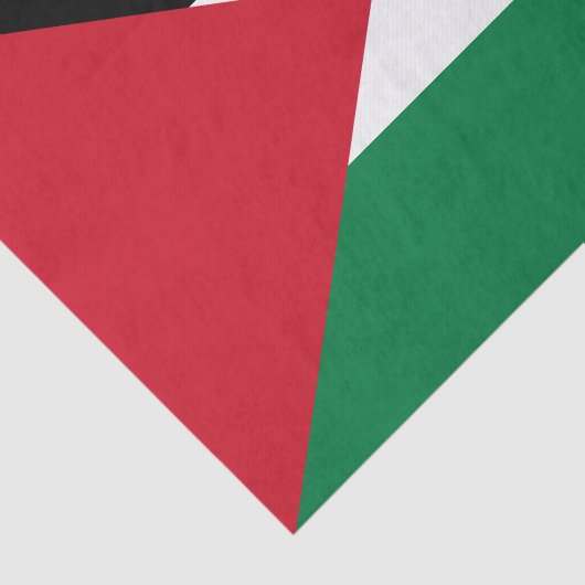 Palestijnse vlag tissuepapier (Detail)