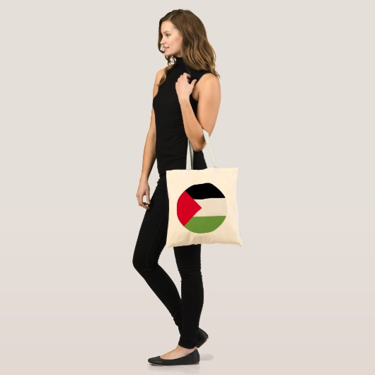 Palestijnse vlag tote bag (Voorkant (model))