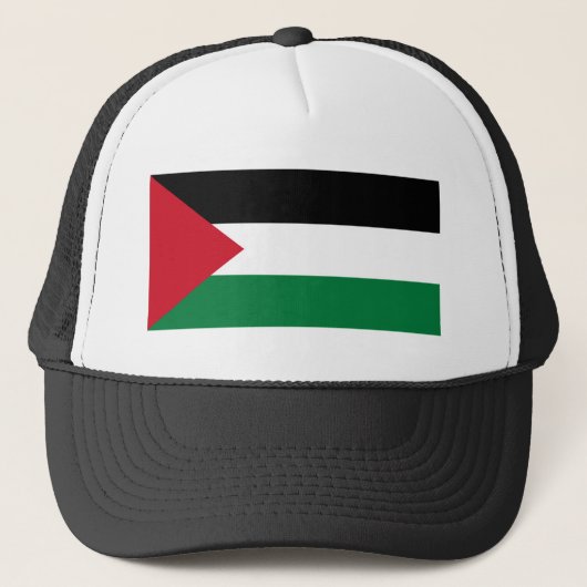 Palestijnse vlag trucker pet (Voorkant)