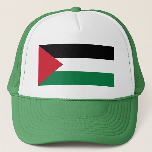 Palestijnse vlag trucker pet (Voorkant)