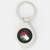palestijnse vlag verscheurd sleutelhanger (Voorkant)