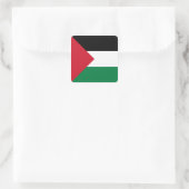 Palestijnse vlag vierkante sticker (Tas)