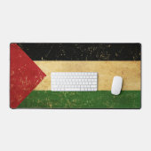 Palestijnse Vlag Vintage Grunge Bureaumat (Keyboard & Muis)