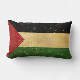 Palestijnse Vlag Vintage Grunge Kussen