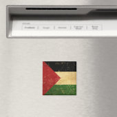 Palestijnse Vlag Vintage Grunge Magneet (Insitu (Vaatwasser))
