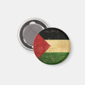 Palestijnse Vlag Vintage Grunge Magneet (Voorkant / Achterkant)