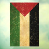 Palestijnse Vlag Vintage Raamsticker (Vel 3)