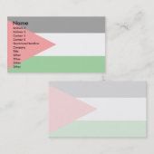 Palestijnse vlag visitekaartje (Voorkant / Achterkant)
