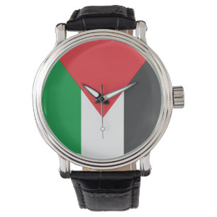 Palestijnse vlag Vrij Palestina aanpassenD Horloge
